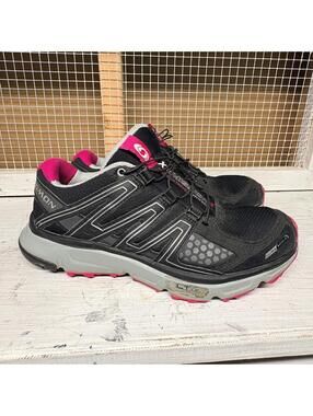 Salomon XR Mission 1 Women's Trail Running Shoes Black Pink Size 7